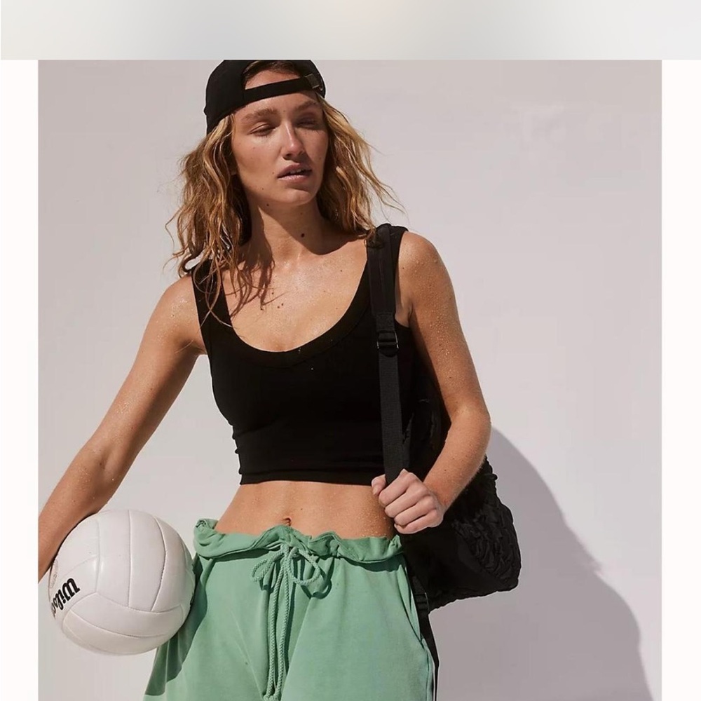Black FP movements Crop top